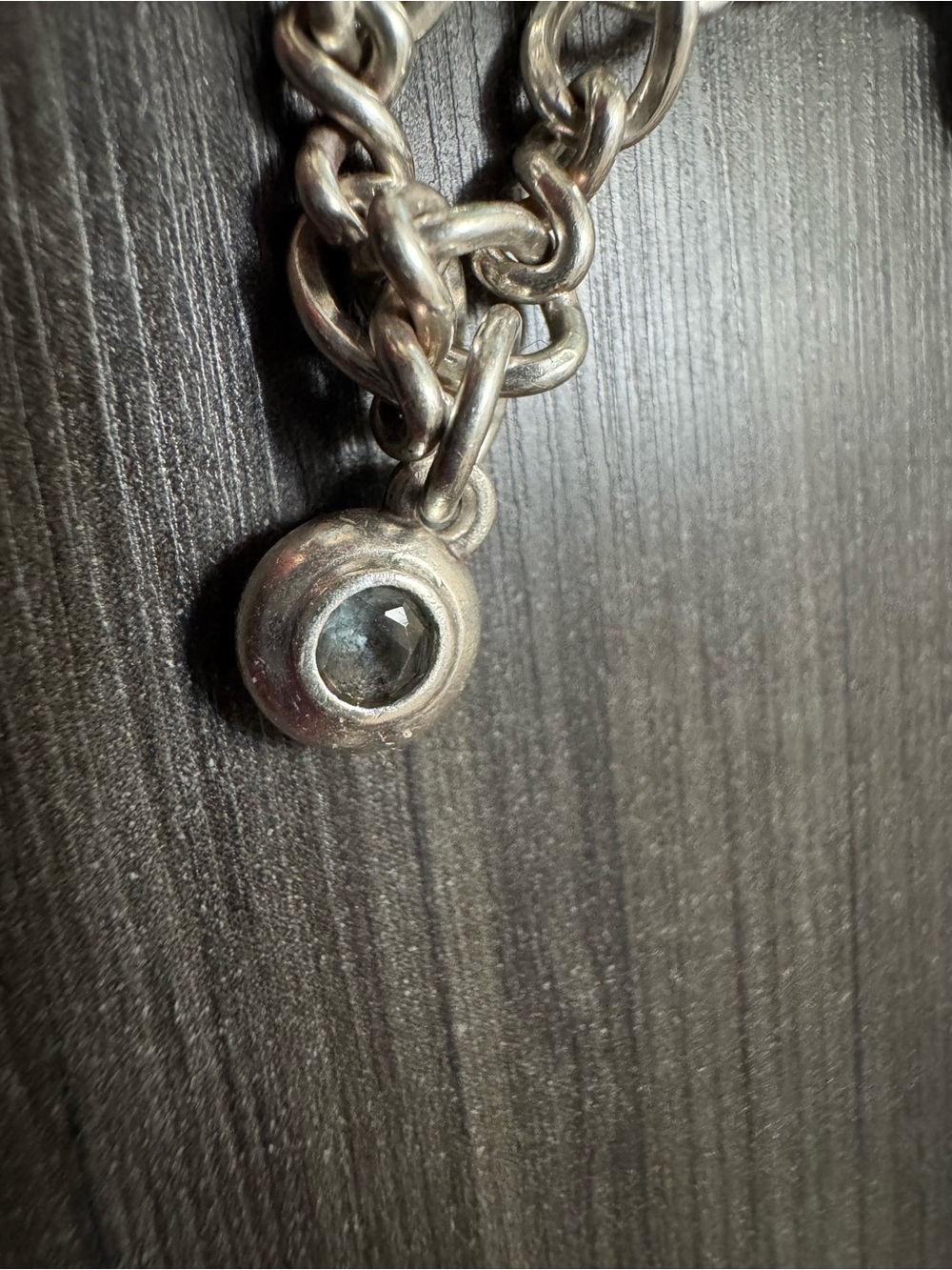 James Avery Remembrance Charm Aqua Spinal March Retail $190